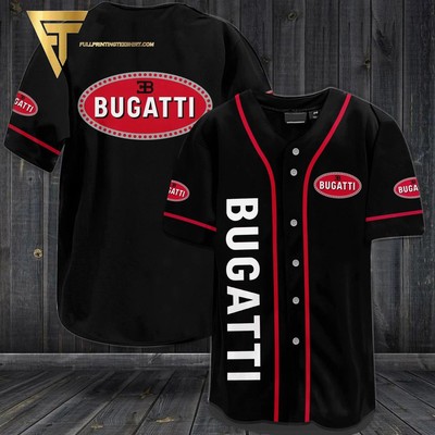 Bugatti Car Full Print Baseball Jersey