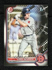 2022 Bowman Draft Black 1/1 Chase Meidroth #BD-92 1b3