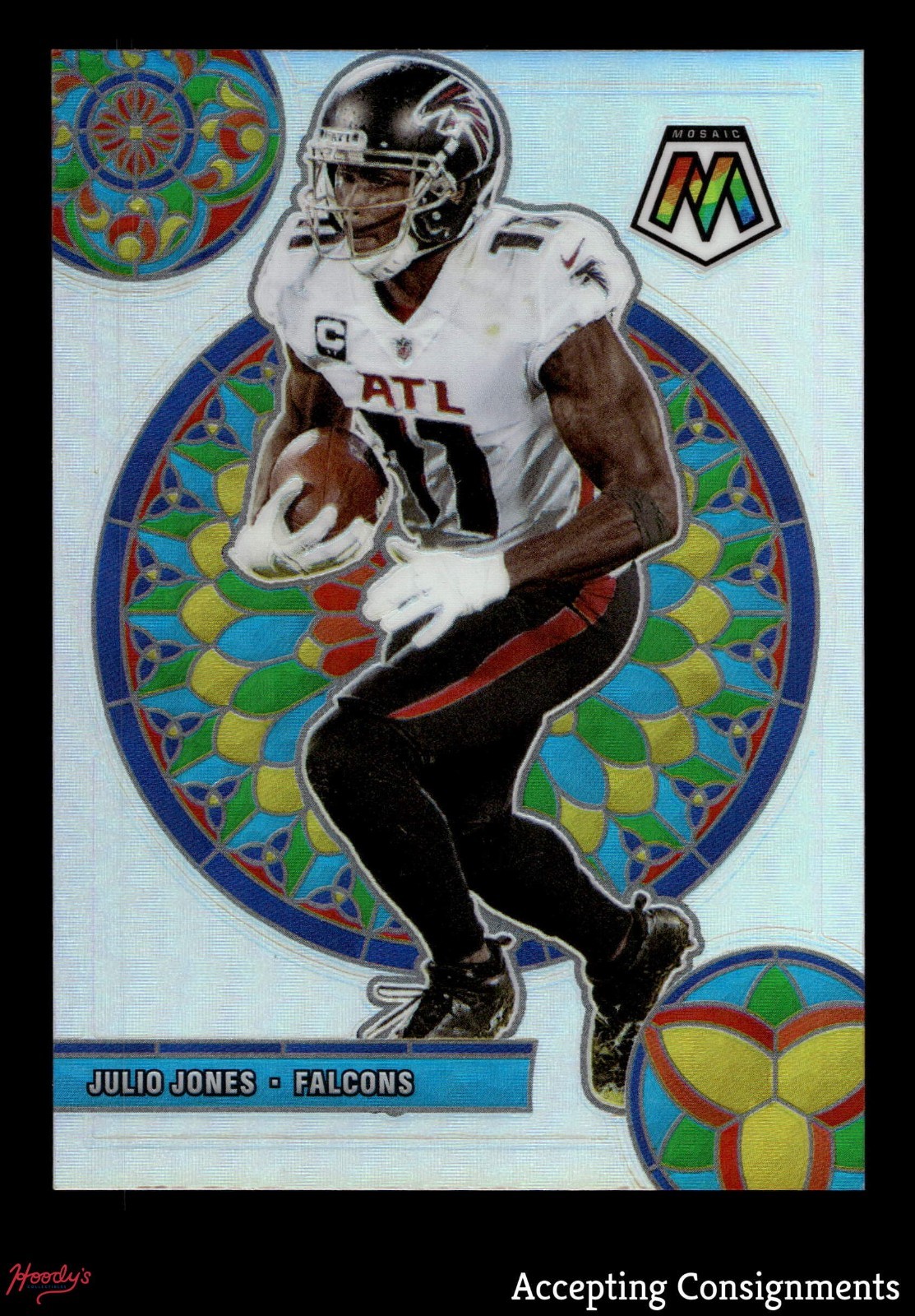 2021 Panini Mosaic Glass Mosaic #19 Julio Jones SP FALCONS
