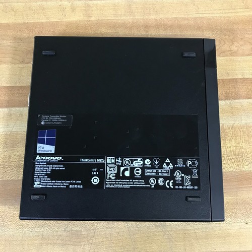 Lenovo ThinkCentre M92p Tiny PC Intel i5-3470T 8GB RAM 256GB SSD Windows 10 Pro - Picture 6 of 7