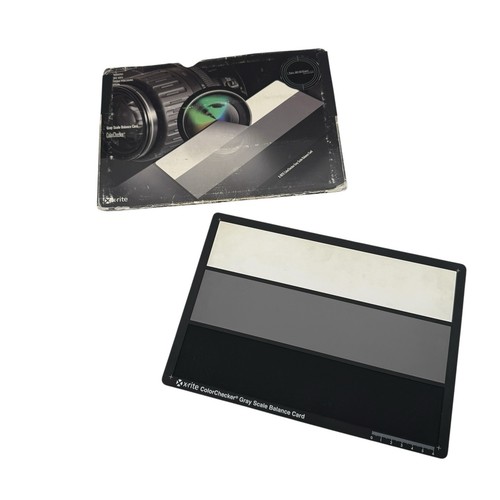 X-Rite ColorChecker Gray Scale Balance Card 8.5x11.5”