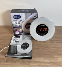 Silentnight Sunrise Sunset Wake-Up Alarm Clock Mood Light - FM Radio 38080