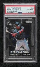 2020 Panini Prizm Star Gazing Ronald Acuna Jr #SG-3 PSA 10 GEM MT