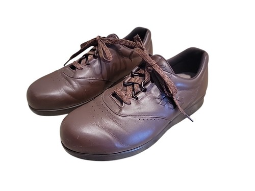SAS Free Time Womens Leather Tripad Comfort Casual Walking Shoes Size 8.5w Brown