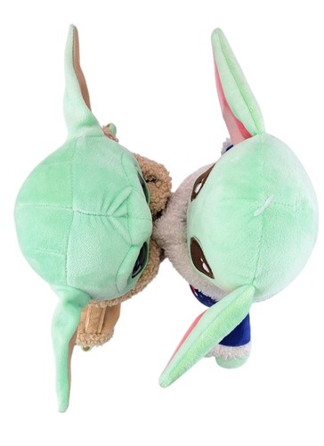 Star Wars Baby Yoda Grogu Plush Lot of 2 Christmas Mandalorian Child New NO TAGS - Picture 4 of 7