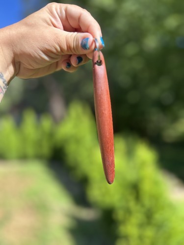 Wooden Kubaton (Kubotan) Key Chain Ring Exotic Hardwood  Handmade 5 5/8” NEW - Picture 9 of 16