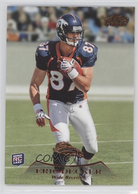 2010 Topps Prime Retail Bronze 1016/1379 Eric Decker #75 Rookie RC 1q2