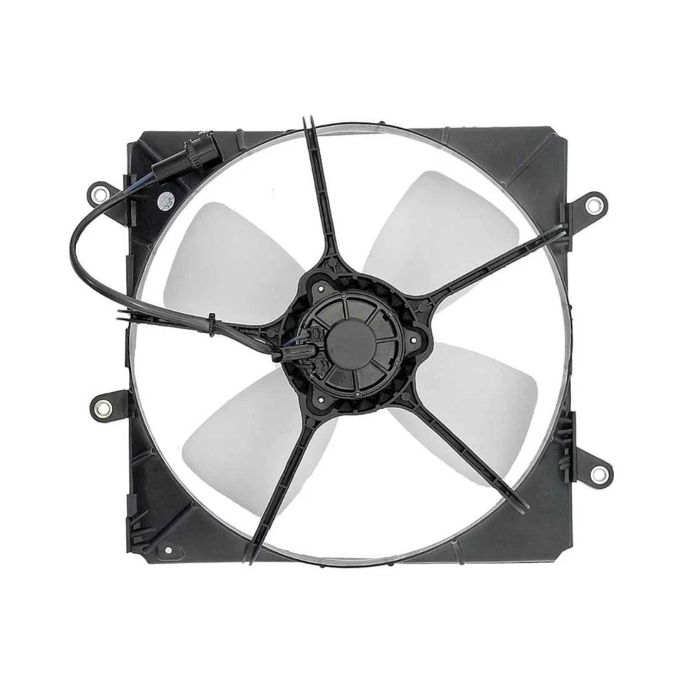 Ventilador de radiador para Toyota Camry 1990 1991 | Plástico | Conector macho motor cepillado Foto 2 de 4