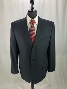 Ermenegildo-Zegna-Su-Misura-15-Mil-Mil-15-Men-039-s-Blue-Wool-Blazer-Jacket-42L