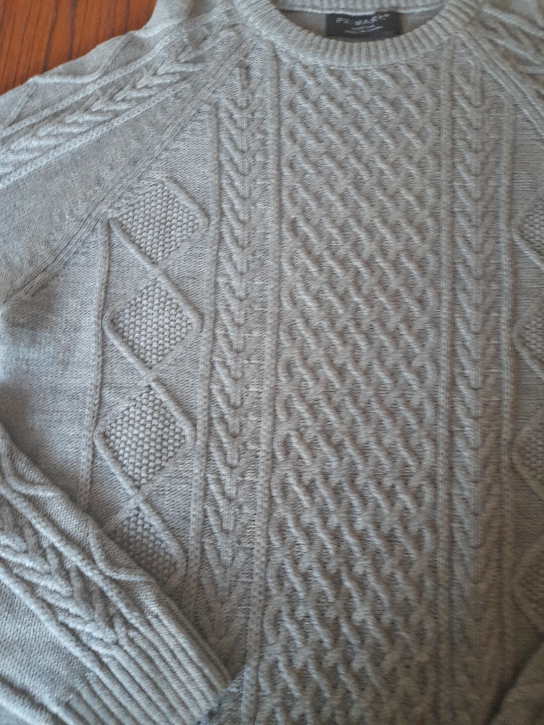 Grey Jumper , Primark , Mens Medium.  Bag AK5 image 2