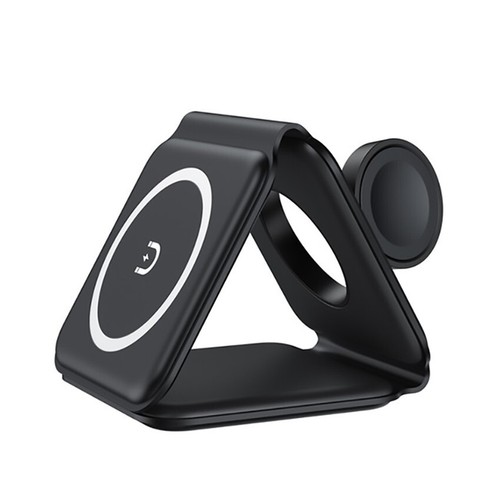 15W 3 in 1 Magnetic Wireless Charger Pad Stand for iPhone 14 13 12 Pro Max 11 X - Picture 5 of 6