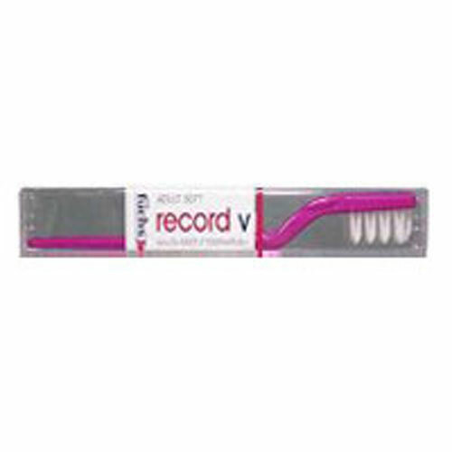 Record V Nylon Toothbrush Soft 1 EACH By Fuchs Child/ Adult Toothbrushes - Picture 1 of 1