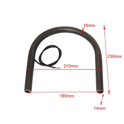 Flat Upswept Tracker End Rear Seat Loop Cafe Racer Modifizierter Rahmen Hoop - Bild 13 von 42