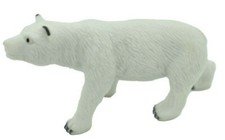 Polar Bear, Polarbear, Very Nice Plastic Animal Toy, Gift, 2 1/2 In F7026 B67