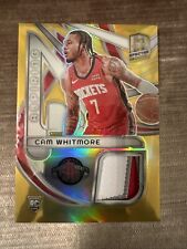 2023 Panini Spectra Aspiring Patches #ASP-CAM Cam Whitmore Gold RC 7/10 Rookie