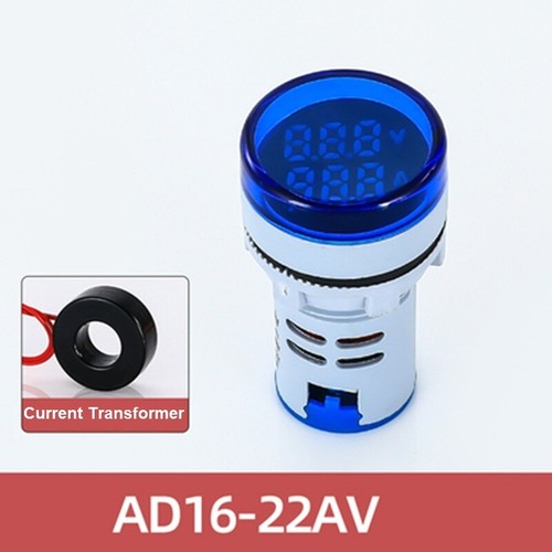 5Pcs LED Digital Display Voltage Current Indicator Round AD16-22VMS Signal Light - Picture 19 of 25