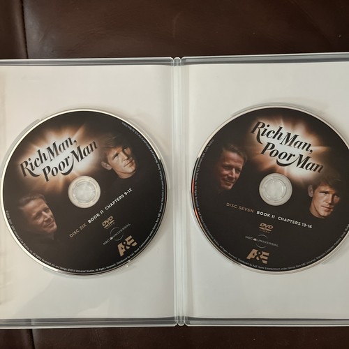 Rich Man, Poor Man: The Complete Collection (DVD, 1976, 9-Discs) Nick Nolte OOP - Picture 10 of 12