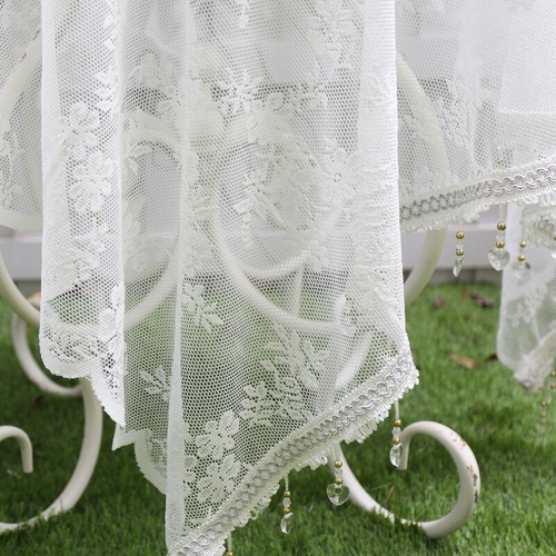 Vintage Tablecloth White Lace Table Cloth Cover Dining Wedding Party Home Decor - Picture 21 of 21