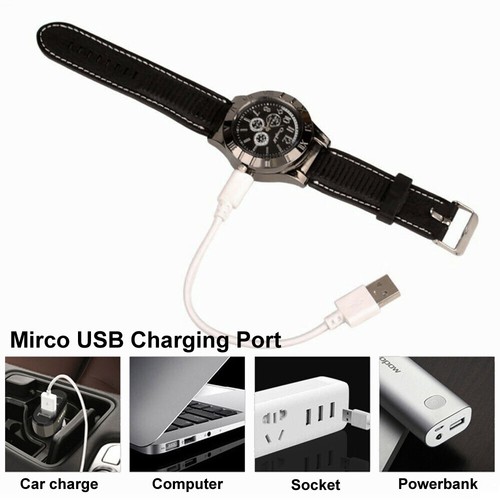 Multifunktionsuhr USB Wiederaufladbar Elektrisch Feuerzeug Winddicht Funk Feuerzeug - Bild 7 von 27