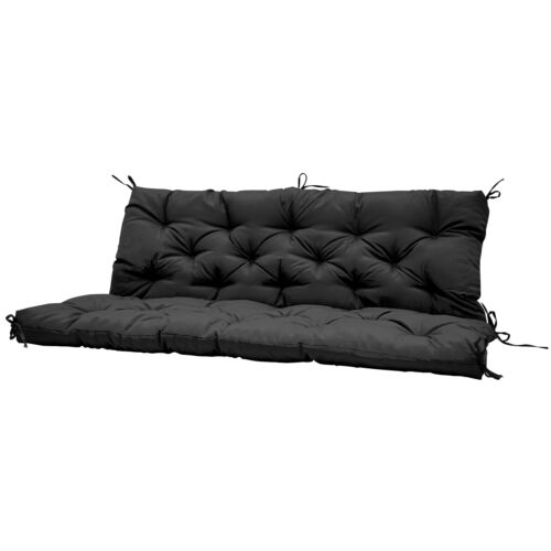 Black/light Grey/navy Blue/dark Grey/khaki Outdoor Hanging Chair Bench Cushion - Picture 56 of 84