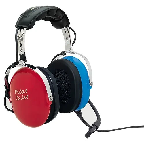 Pilot Aviation Headset P51C Cadet - Childrens headset Red/Blue - Picture 1 of 1