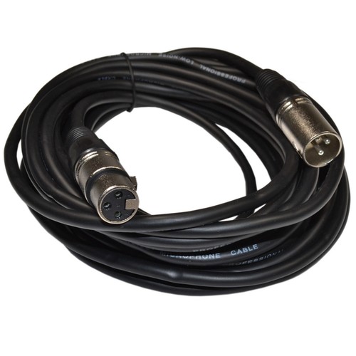 Cable XLR M a XLR F de 3 pines para micrófonos Shure SM86 SM58 - Imagen 1 de 4