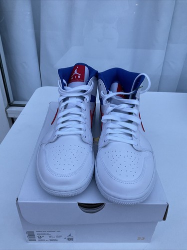 Größe 9,5 - Jordan 1 Mid USA - Bild 3 von 8