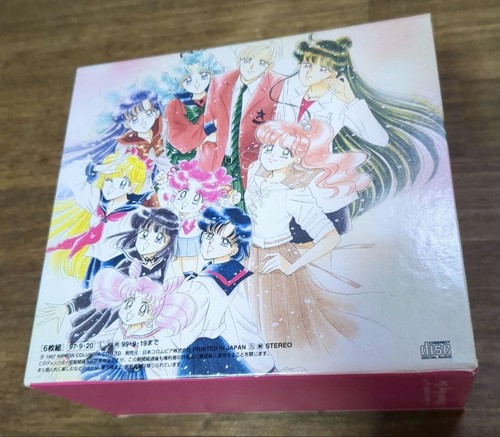 Columbia Sailor Moon Memorial Song Box Soundtrack 6CD Used From Japan - Picture 10 of 13