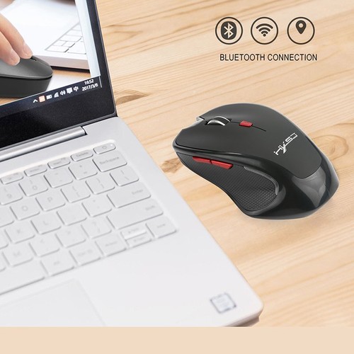 Wireless Bluetooth Optical Gaming Mouse Mice 2400DPI for Laptop Computer PC iPad - Picture 3 of 12