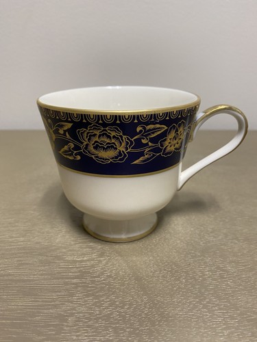 Vintage Royal Castle Cobalt Blue Gold Floral Teacup + Saucer 12 Sets (Japan) - Bild 7 von 13