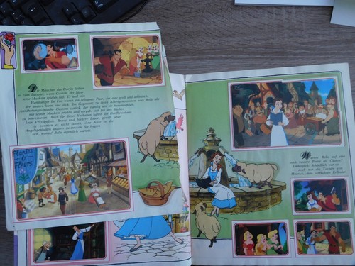 Panini Sammelalbum Disney Die Schöne und Biest 1992 vollständig Gebrauchsspuren - Bild 4 von 18