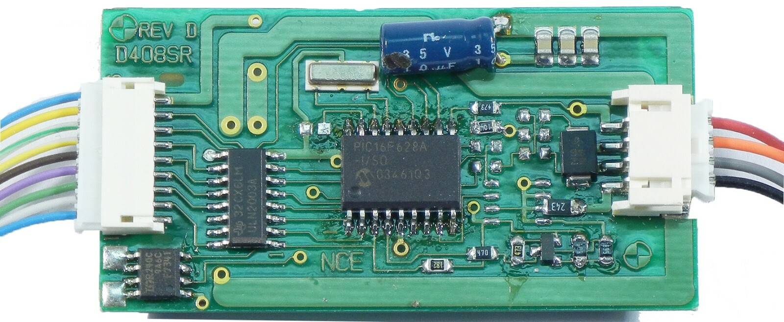 NCE nuevo 2019 D408 decodificador DCC 4 Amp, 9 funciones S, O, G, LGB, gran escala NCE nuevo 2019 D408 decodificador DCC 4 Amp, 9 funciones S, O, G, LGB, gran escala