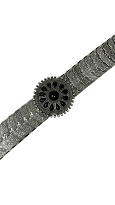 Vintage Oversized Buckle Boho Western Elastic Waist Belt macoking Womens Western Elastic Waist Wide Belt with Fashion  main image 4