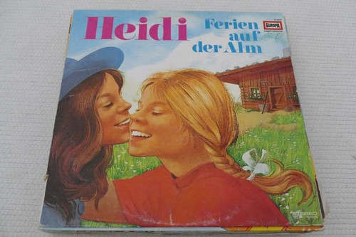 Europa - Heidi (Ferien auf der Alm) - Hörspiel Kinder - Album Vinyl LP - Afbeelding 1 van 2