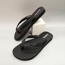 Sandals Thai . Flip Flop PUPPA , Black Classic slipper. Soft soles, Durable