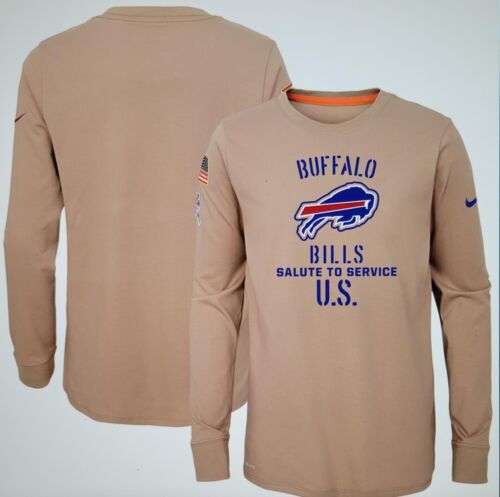 BUFFALO BILLS Nike 2019 Salute to Service Sideline Shirt MENS XL - Picture 3 of 8