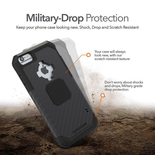 Rokform Rugged Case - iPhone 8/7/6 - Military-grade Drop Protection - Picture 3 of 9