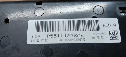 Jeep Liberty 2010-2015 unidad de temperatura de control climático P55111943AB SUB1 - Imagen 3 de 4