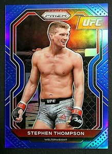Stephen Thompson Blue Prizm 2021 Panini UFC Prizm Debut Edition 155/199 💎🔥💎🔥