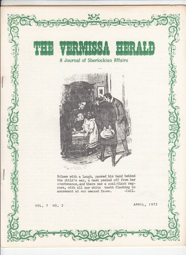 THE VERMISSA HERALD (8 issues/1971-1974 last issue 3rd series/Sherlock Holmes) - Picture 14 of 24