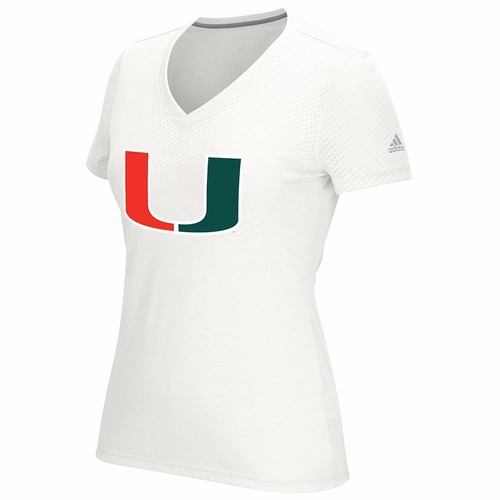 Camisa NCAA Sideline Climacool Aeroknit Cuello en V Colección por ADIDAS Para Mujer - Imagen 4 de 7