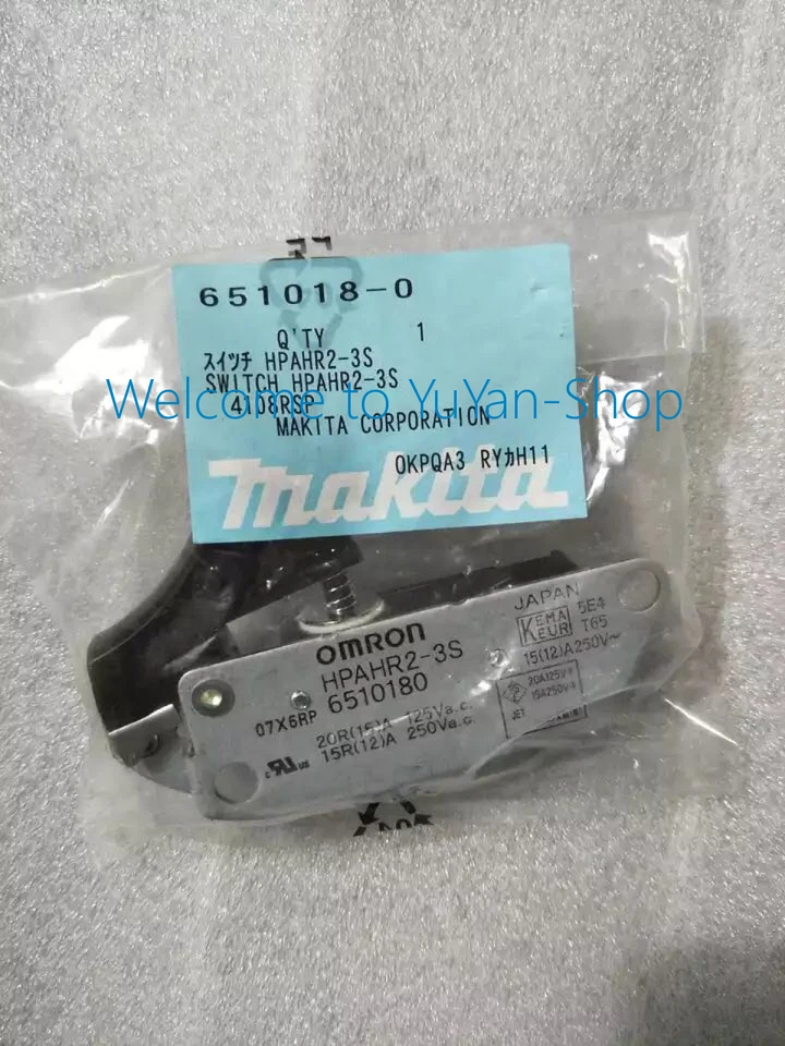 1pcs Switch HPAHR2-3S FOR SANDER / CUT OFF 651018-0 - Image 2 of 3