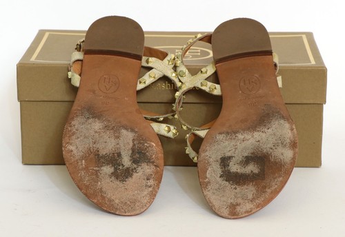 ASH “Masha” sandals in gold with gold studs “sun” - 36M / US 6 - Picture 4 of 4