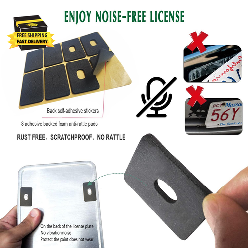 License Plate Screws anti Theft -Stainless Steel Tamper Resistant Locking Front - Picture 5 of 9