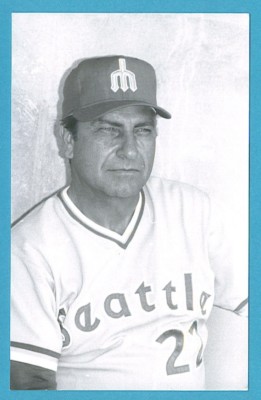 Darrell Johnson Seattle Mariners Vintage Baseball Postcard
