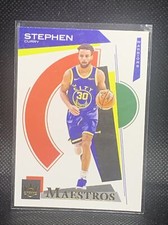 STEPHEN CURRY 2020-21 Court Kings MAESTROS INSERT Panini Warriors #16