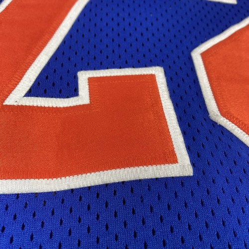 WEST END OUTLAWS Baseball Game Jersey Mens S 27 Blue Orange 2 Button Embroidered - Picture 13 of 16