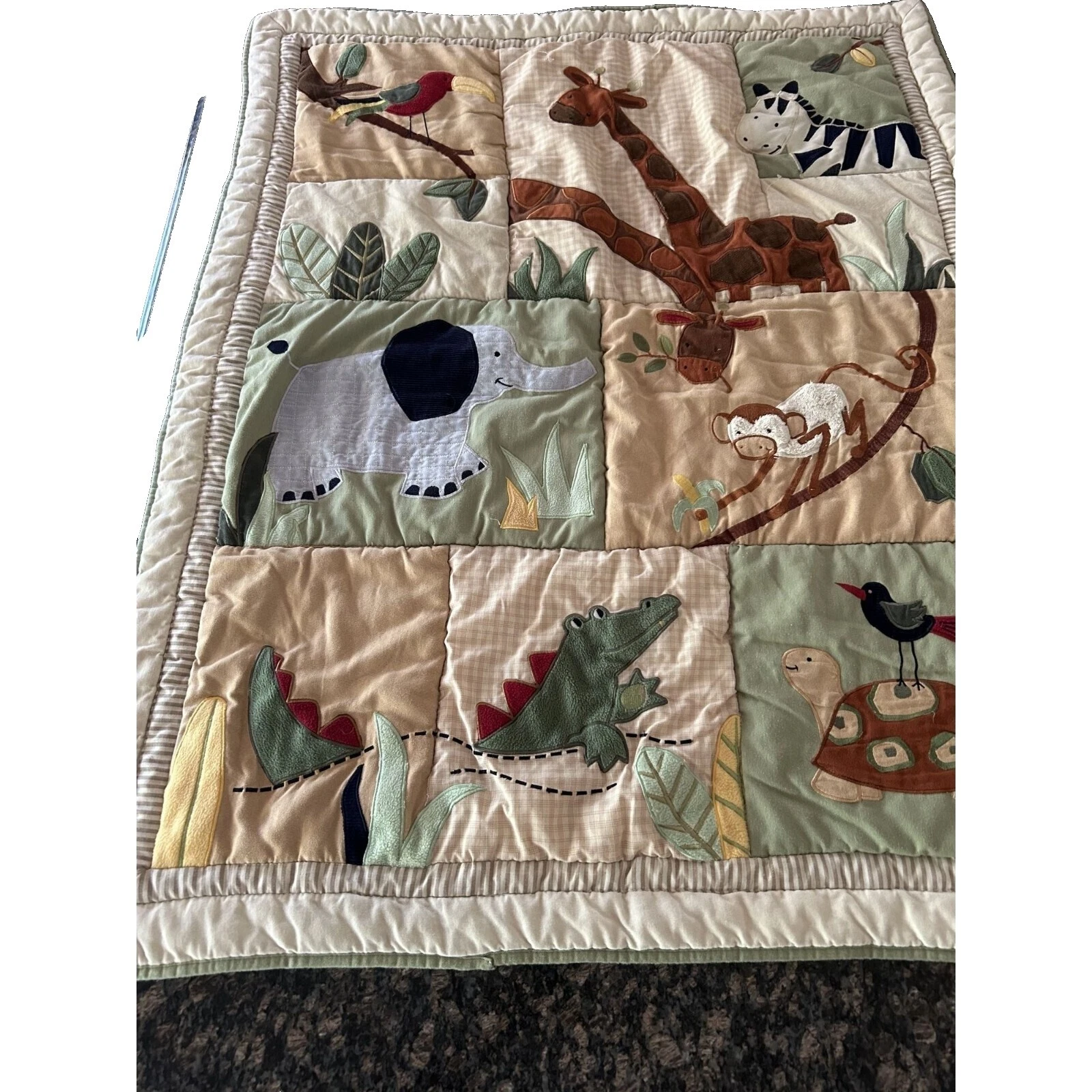 Cotton Jungle Crib Quilts & Coverlets