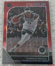 2019-20 Hoops Premium Stock D'ANGELO RUSSELL #18 Silver Flash Prizm Timberwolves