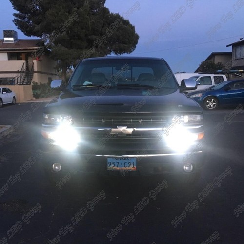 White 3157 LED Daytime Running Light DRL Bulbs For GMC Sierra 1500 2500 3500 HD - Picture 3 of 12